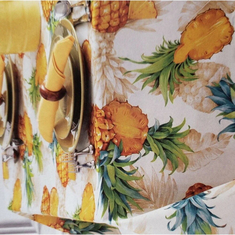 Printed Fabric Tablecloth 60